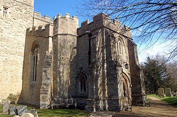 The south porch from the west March 2012